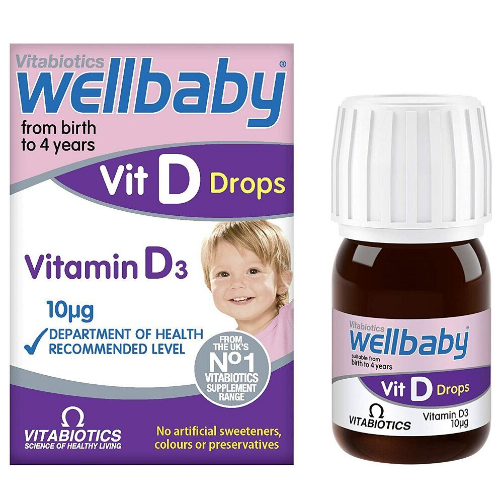 Vitabiotics Wellbaby D-vitamindroppar