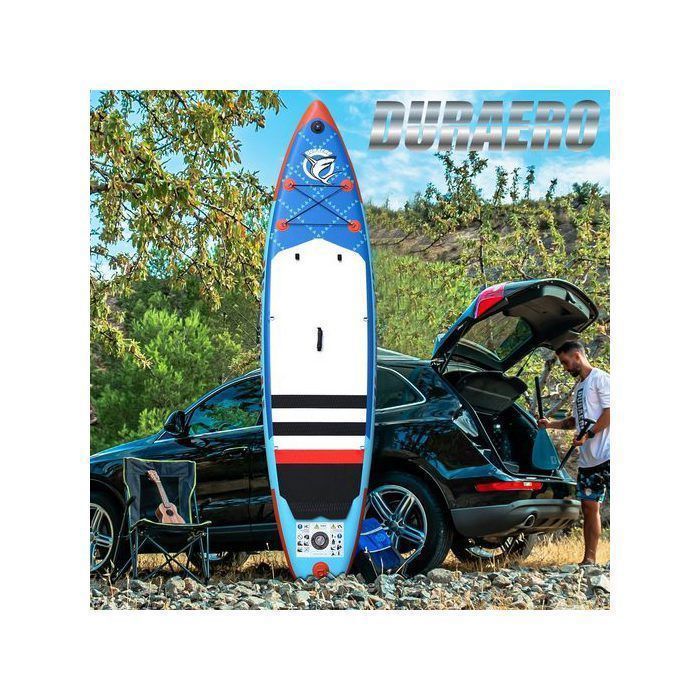 Inflatable Stand Up Paddleboard - SUP Board - 330 x 76 x 15 cm - up to 150 kg - blue