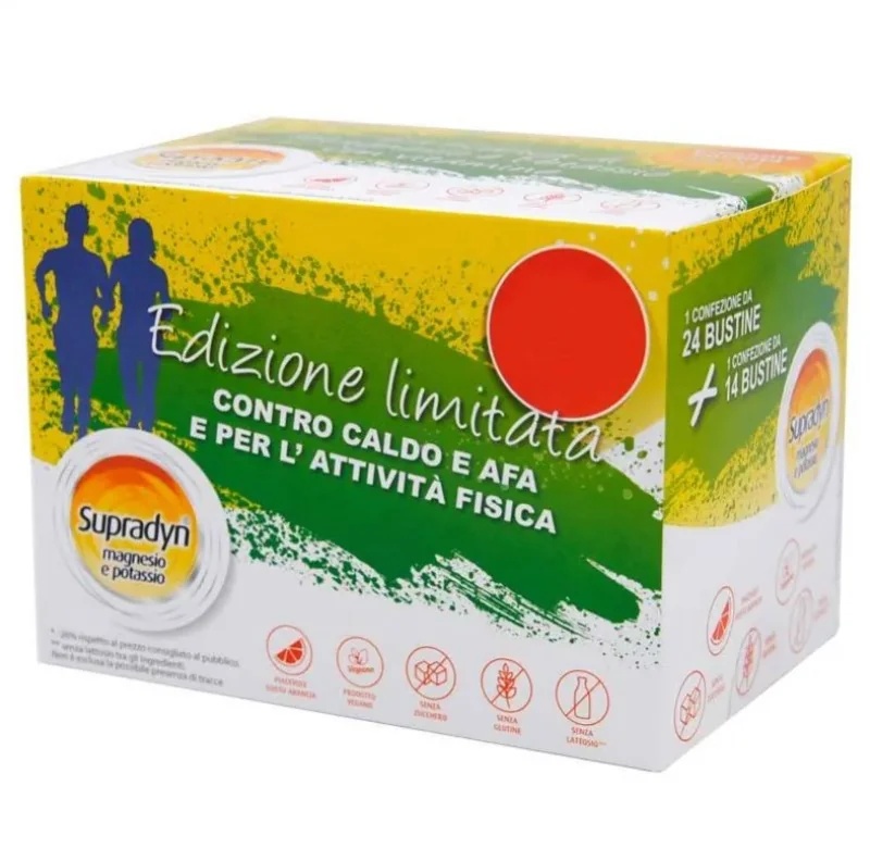 SUPRADYN Supradyn Magnesio y Potasio Edición Limitada 24+14 bolsitas con sal mineral