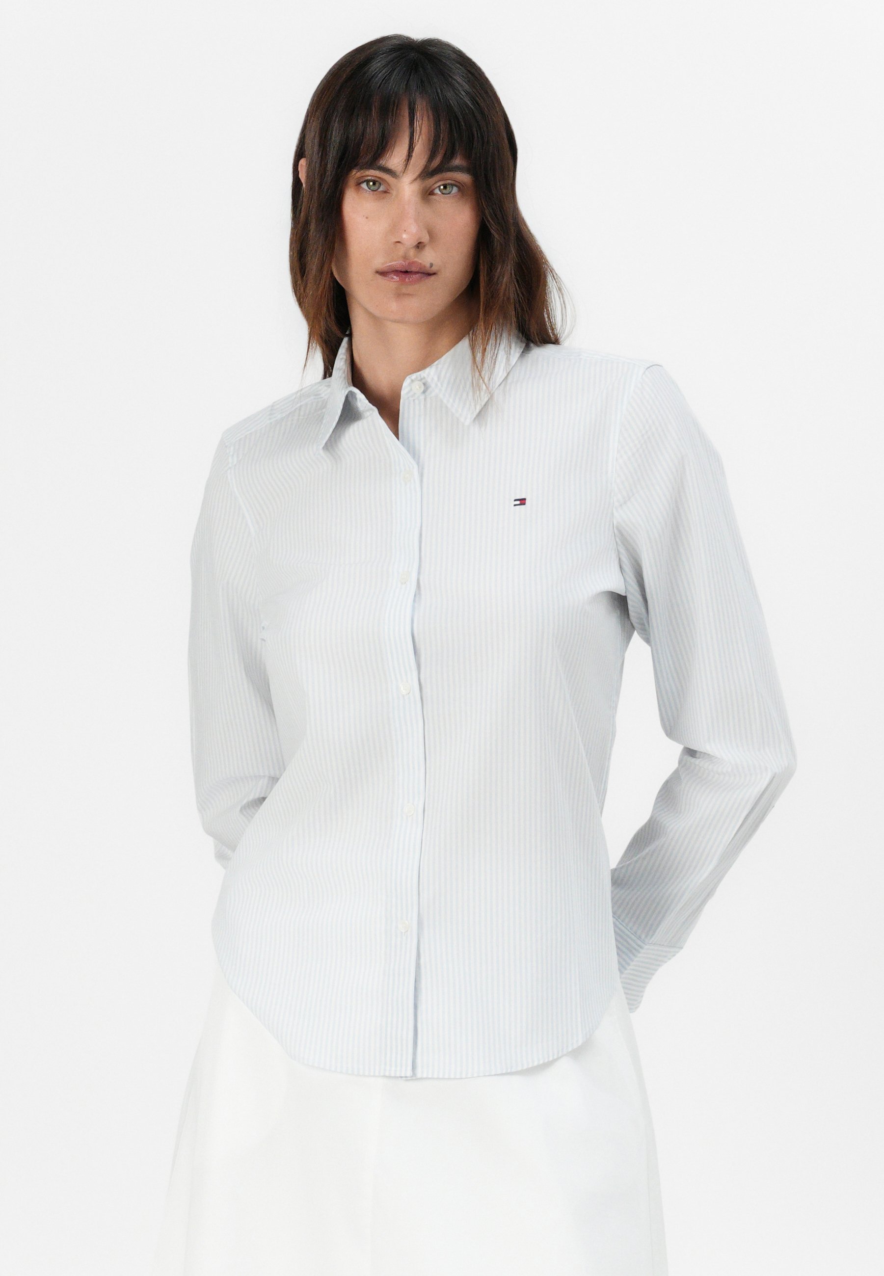 Tommy Hilfiger REGULAR - Bluse - classic ithaka/breezy blue