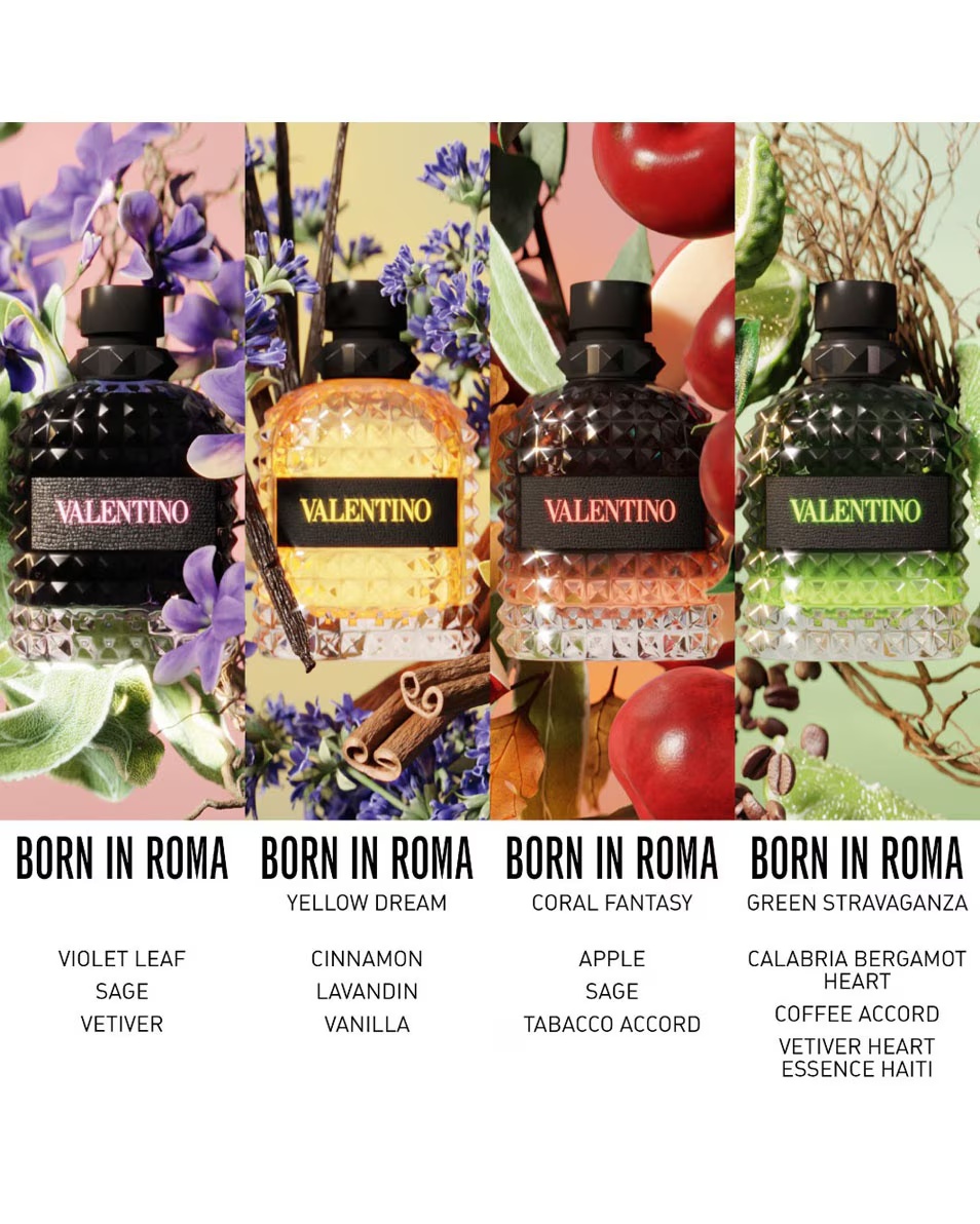 VALENTINO NĂSCUT ÎN ROMA APĂ DE TOALETE BĂRBAȚI