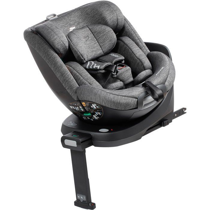 Cadeira auto - BABYAUTO - Magna Plus - Grupo 0/1/2/3 - I-Size - 40/125 cm - Isofix - Giro de 360° - Reclinável - Cinza