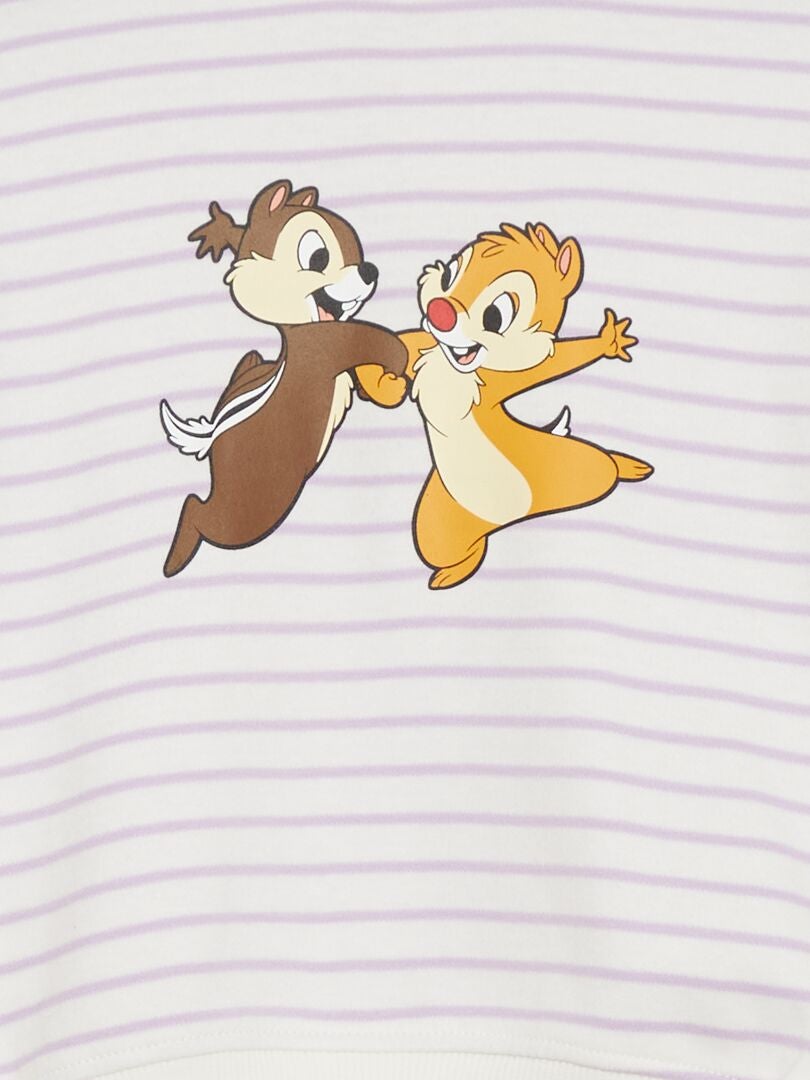 Completo pigiama 'Disney' felpa + pantaloni - 2 pezzi - BIANCO