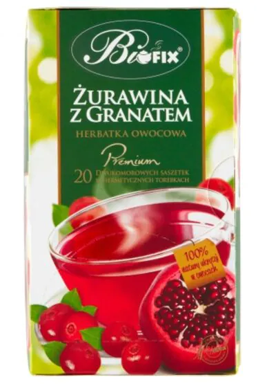 Bifix Herbata Premium, Żurawina-granat