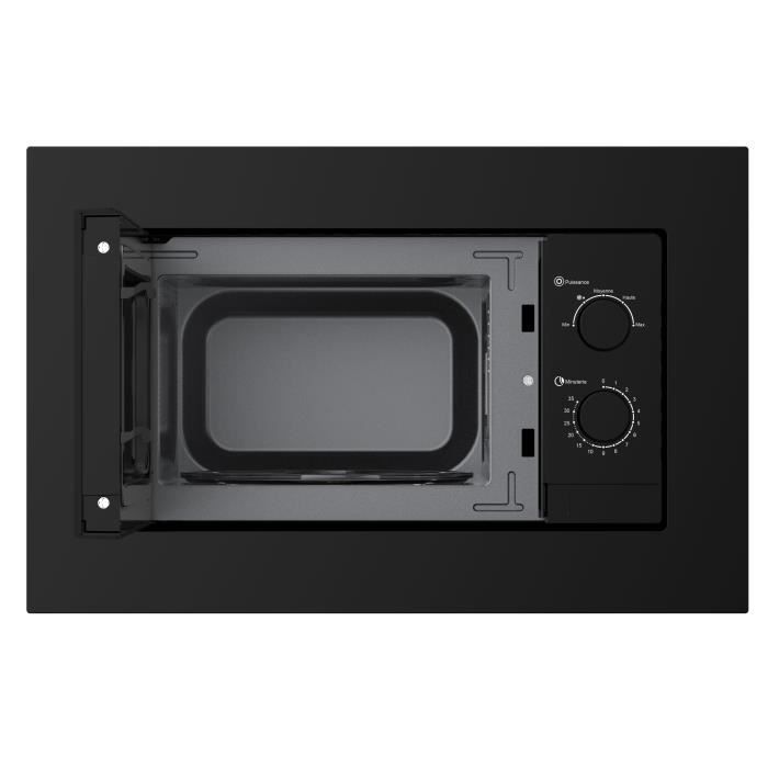 Inbouwmagnetron - CONTINENTAL EDISON - CEMO20EBM2 - 1280 W - B59,5 x H38,5 x D35,3 cm - 20L - Zwart