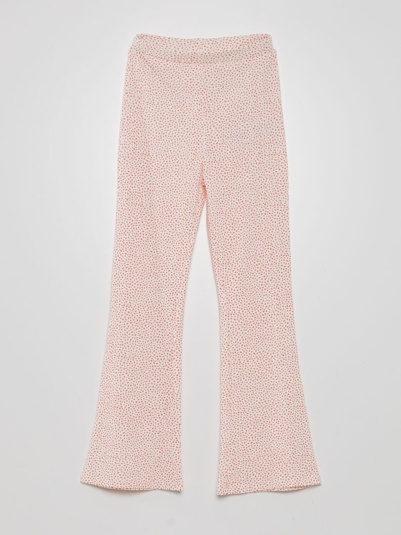 Bootcut leggings - WIT