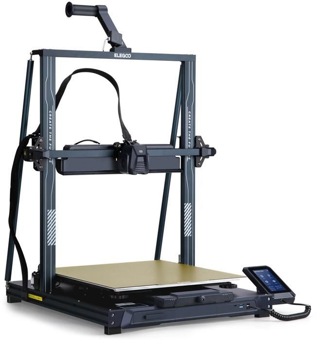 Impressora 3D ELEGOO Neptune 3 Plus FDM - 300x300x350mm - Velocidade 250mm/s - Tela sensível ao toque de 4,3