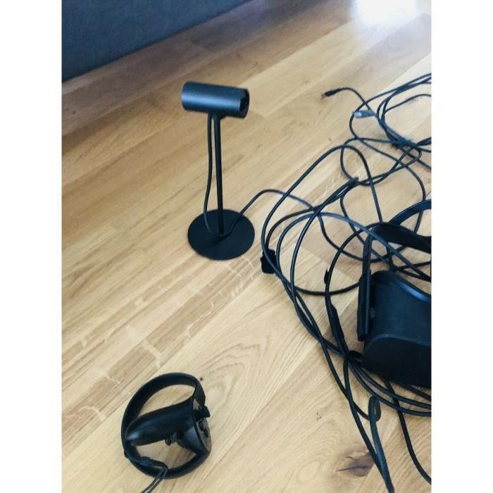 Oculus Rift VR-headset, virtual reality, 2 controllers, 2 sensoren. Getest en werkend.