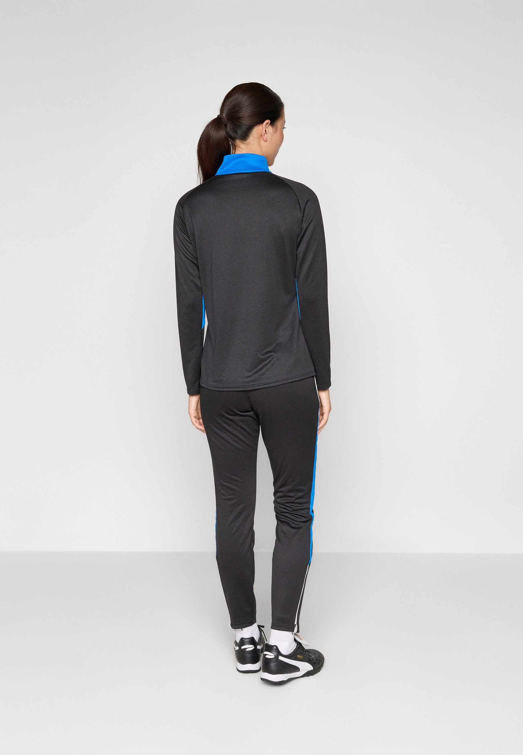 Puma INDIVIDUALBLAZE TRAININGSPANTS - Trainingsbroek - zwart/wit/racing blue