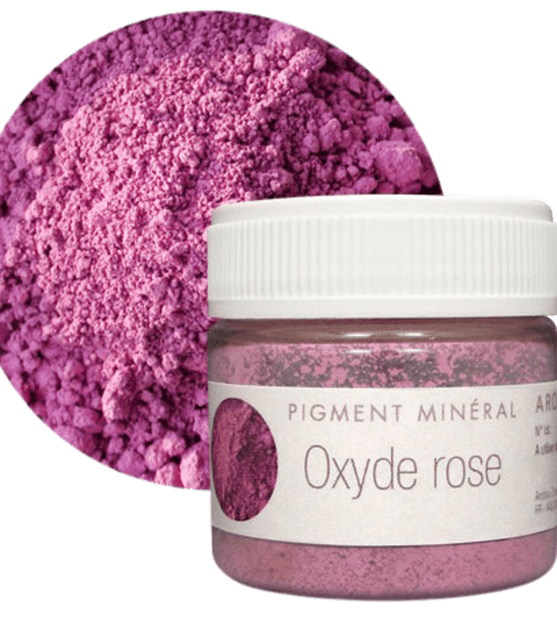 Oxyde minéral rose