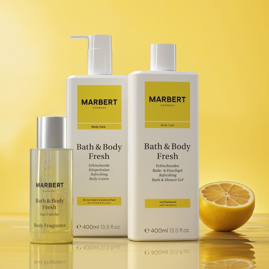 Marbert Bodylotion – Verfrissende bodylotion voor bad en lichaam – 400 ml