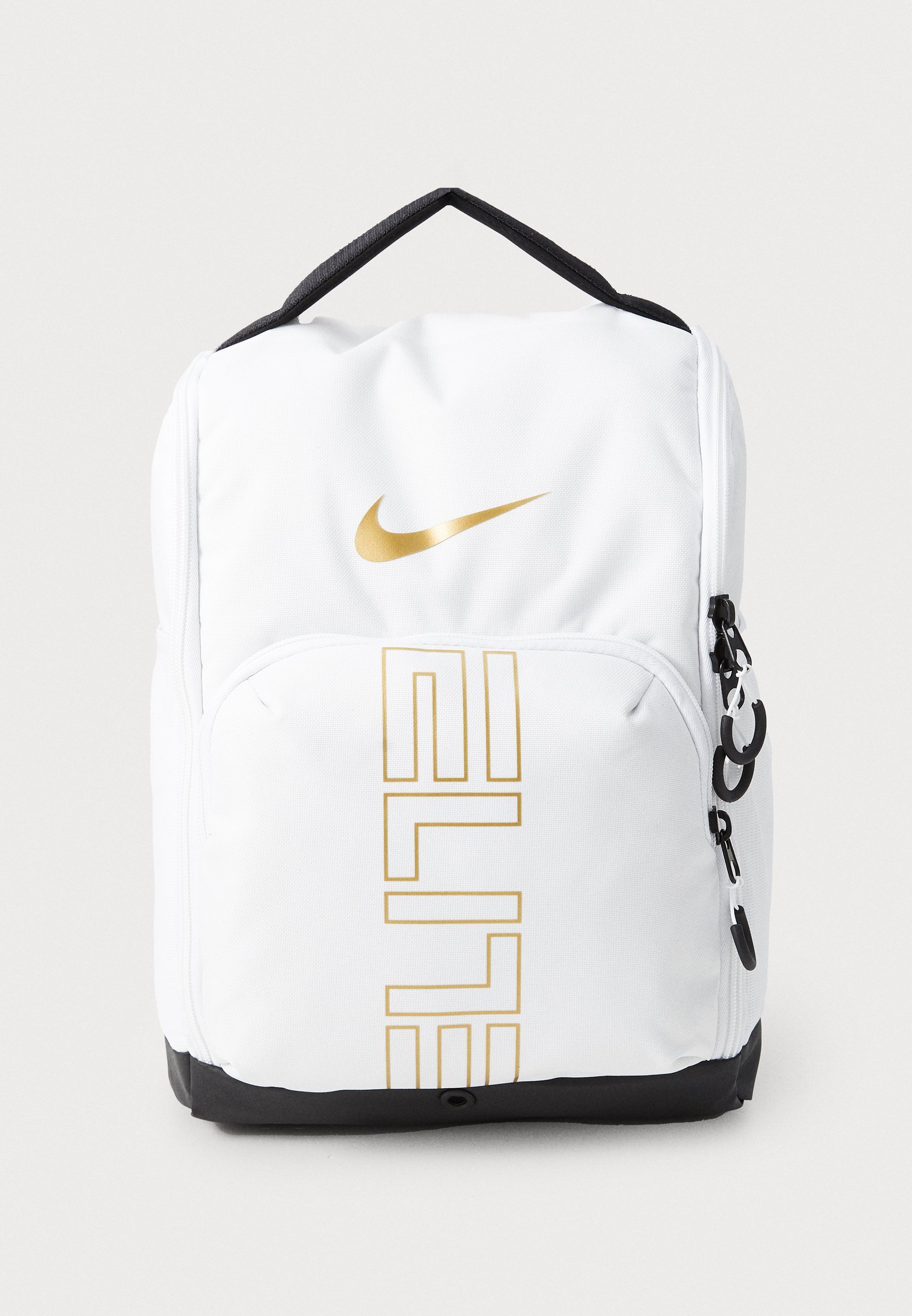 Bolsa para tênis Nike Performance Varsity Elite - Bolsa esportiva - branca/preta/dourada metálica