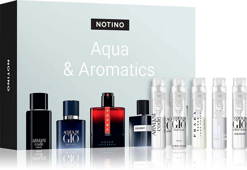 Beauty Discovery Box Notino Aqua & Aromatics set za moške