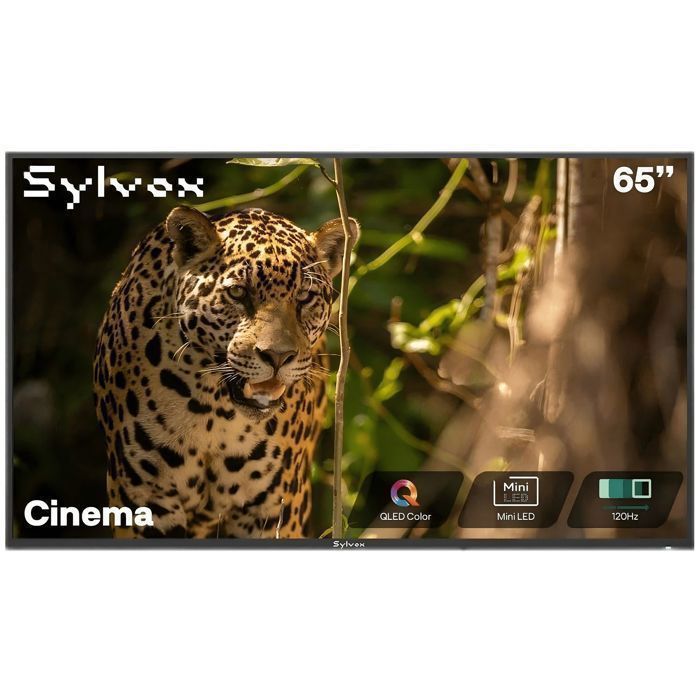 Televisor de cine SYLVOX Helio QLED para exteriores - 65