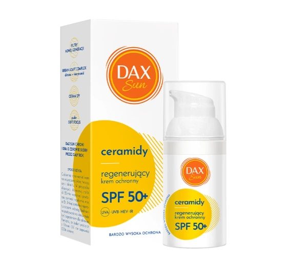 Dax Sun regenerujący krem ochronny SPF50  ceramidy 30 ml
