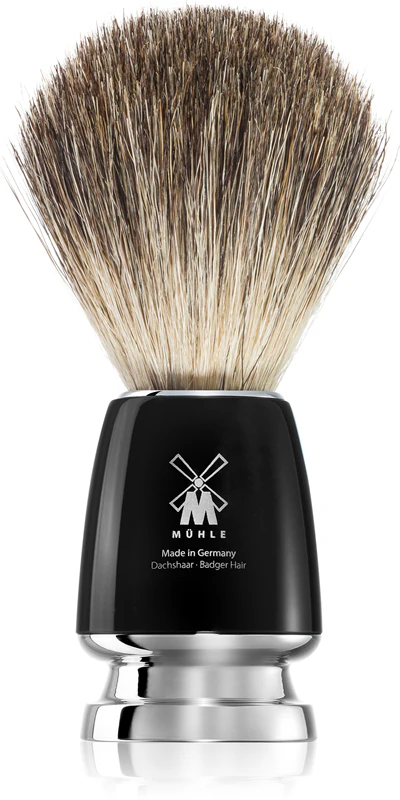 Pincel de barbear Mühle RYTMO Pure Badger com cerdas de texugo