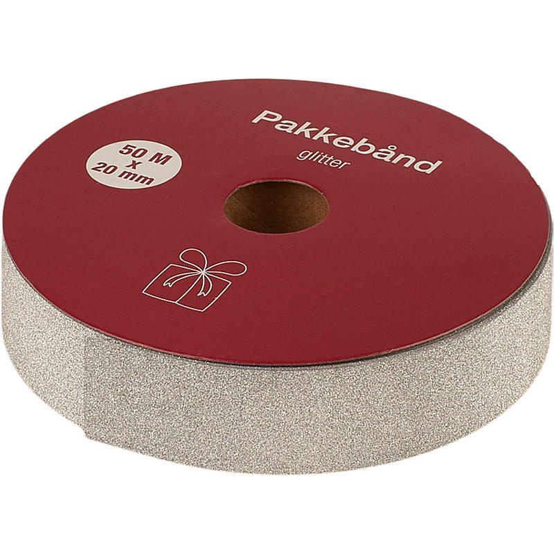 Hjem Pakketape 50 mx 2 cm glitter
