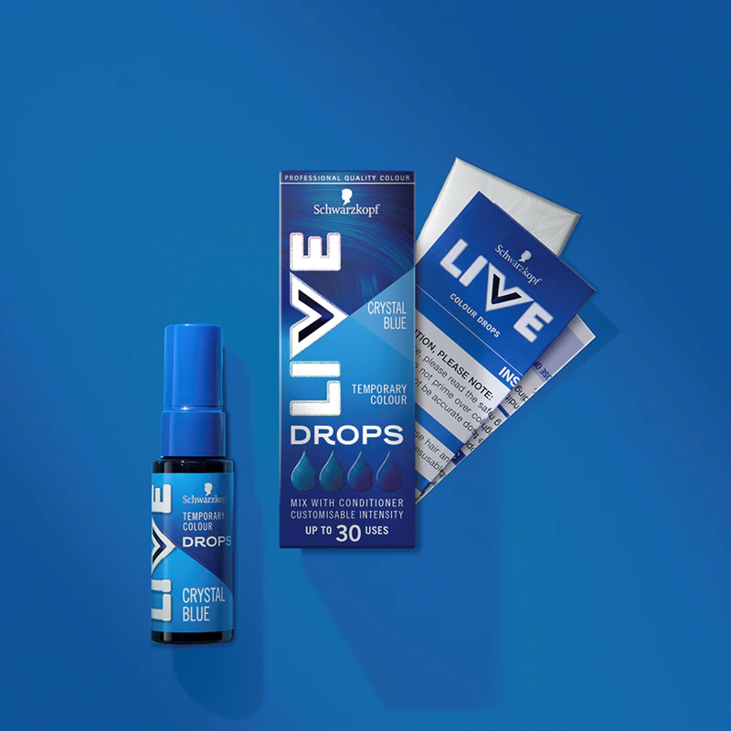 Schwarzkopf LIVE Drops - tintura de cabelo lavável