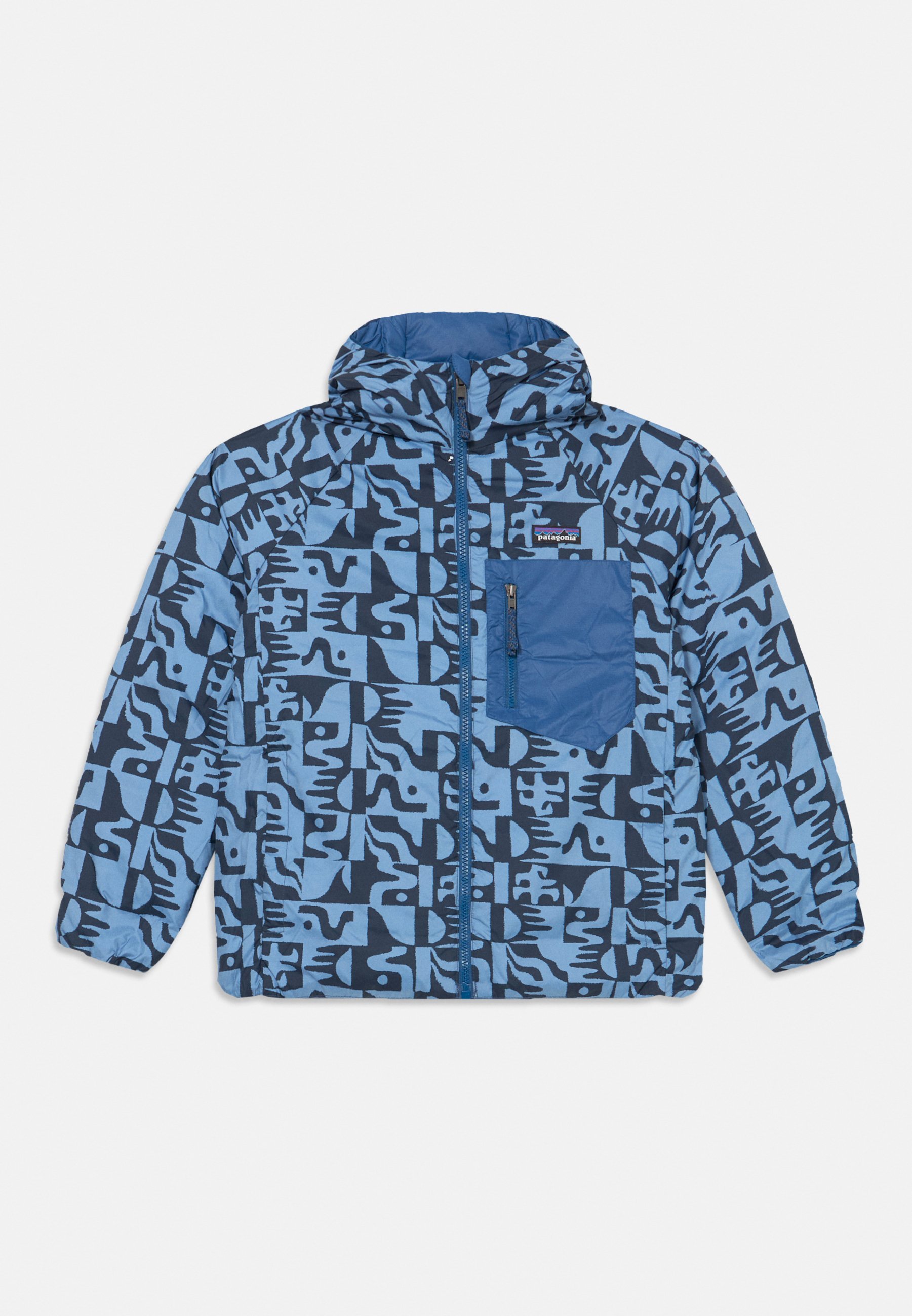 Patagonia WENDBARER HOODY UNISEX - Daunenjacke - versunkenes Blau