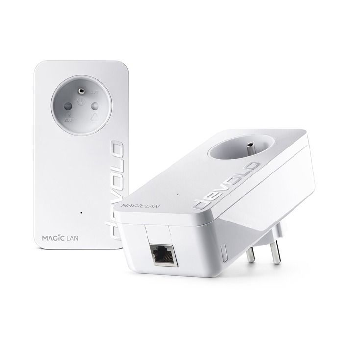 Pont GigE - DEVOLO - Magic 1 LAN - Branchement mural - Pack de 2 - 1 Gbits/s
