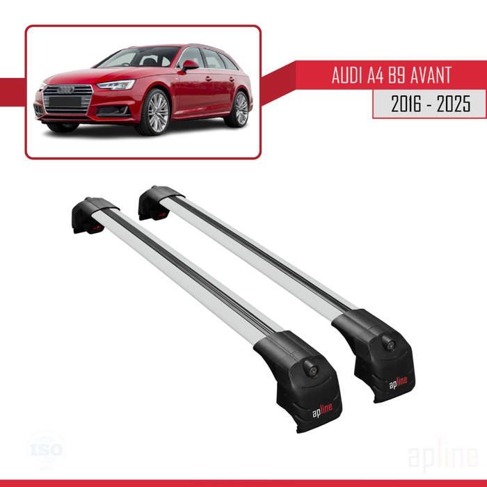 Barras de techo - ACE-2 - Audi A4 (B9) Avant 2016-2024 - Aluminio - Gris - Carga < 300 kg