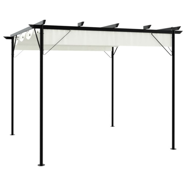 Pergola Kremowy Stal vidaXL