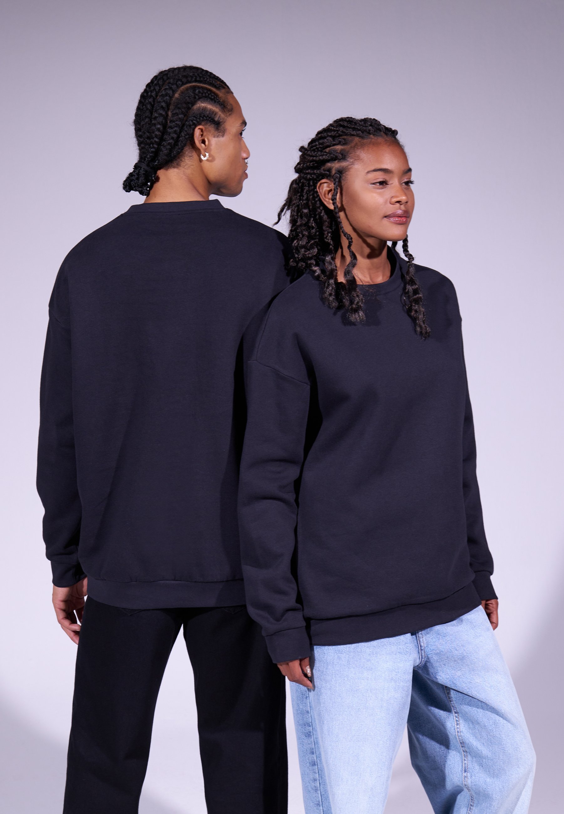 YOURTURN UNISEXE - Sweat-shirt - noir