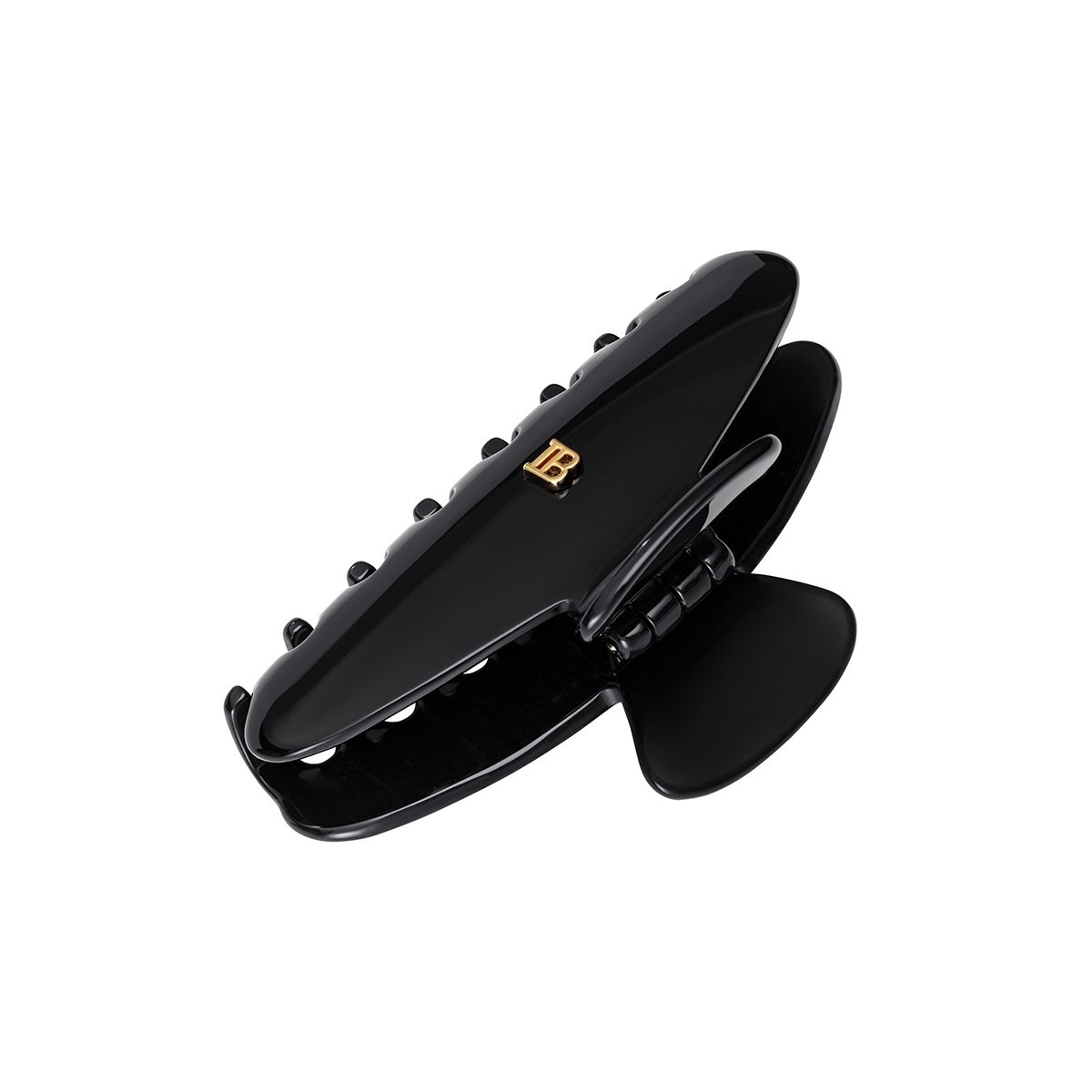 Balmain Hair Couture matu sprādze, celulozes acetāta matu sprādze, vidēji melna – 1 gab.