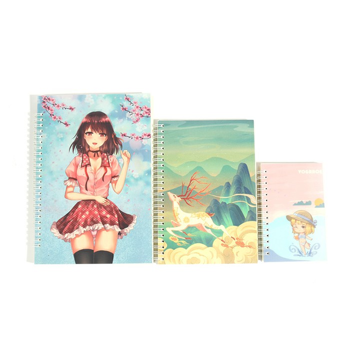 Quaderno/diario Vograce personalizzabile con stampa su carta similpelle, carino e grazioso.