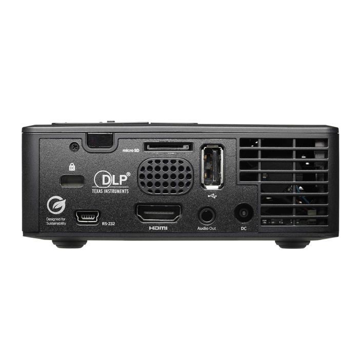 Proyector de vídeo OPTOMA ML750i - WXGA 1280×800 - Ultracompacto de tiro corto - HDMI, microSD, USB