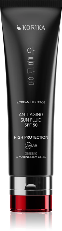 KORIKA Korean Heritage Ginseng & Marine Stem Cells Anti-aging Sun Fluid SPF 50