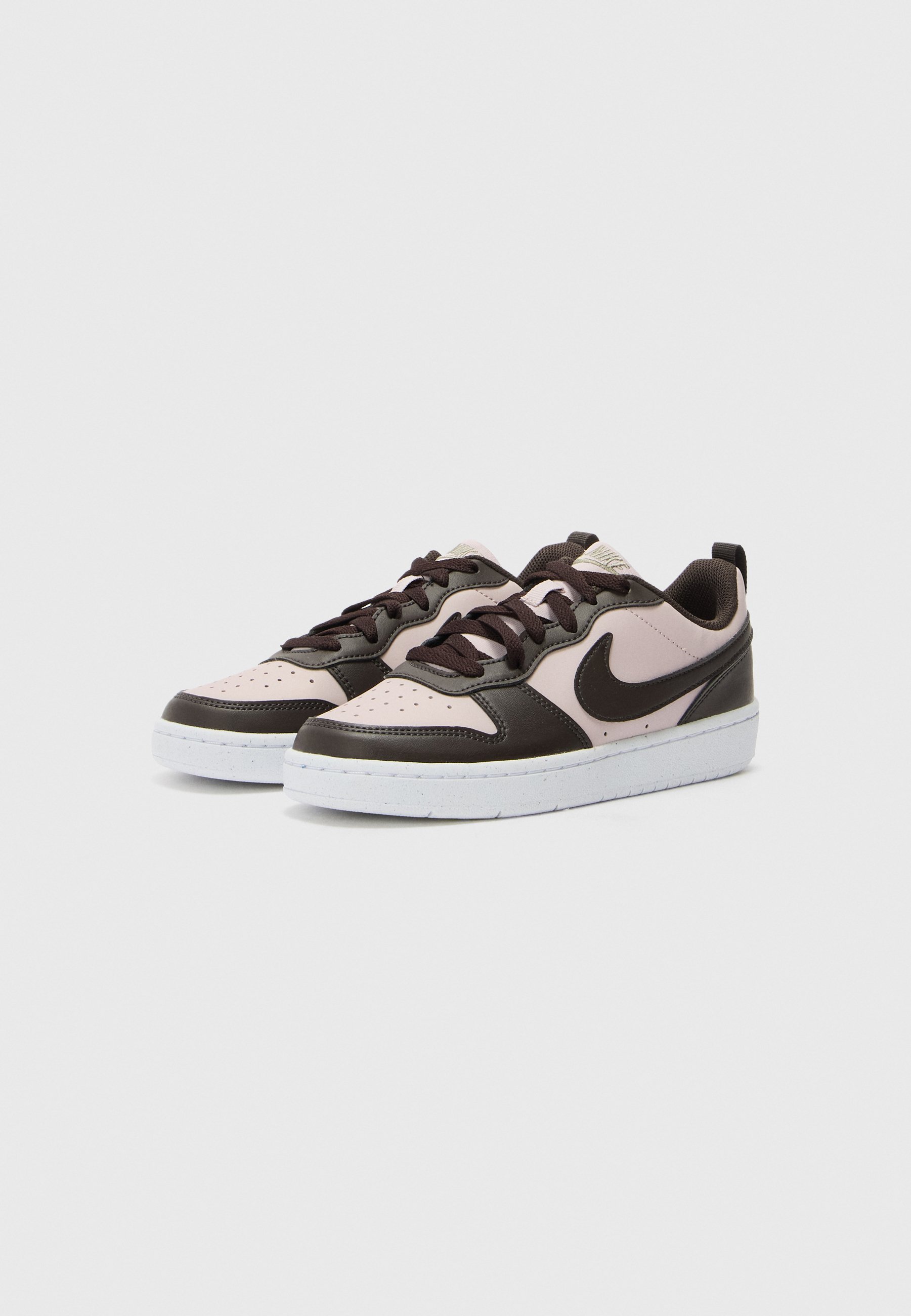 Baskets Nike Sportswear COURT BOROUGH LOW UNISEX - rose granuleux/marron velours