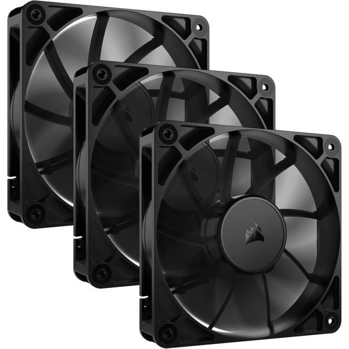 Pacote com 3 ventoinhas PWM de 120 mm - CORSAIR - RS120