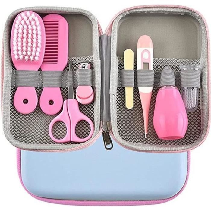 Kit de aseo profesional para bebé de 8 piezas, set de cuidado para recién nacidos, etiqueta