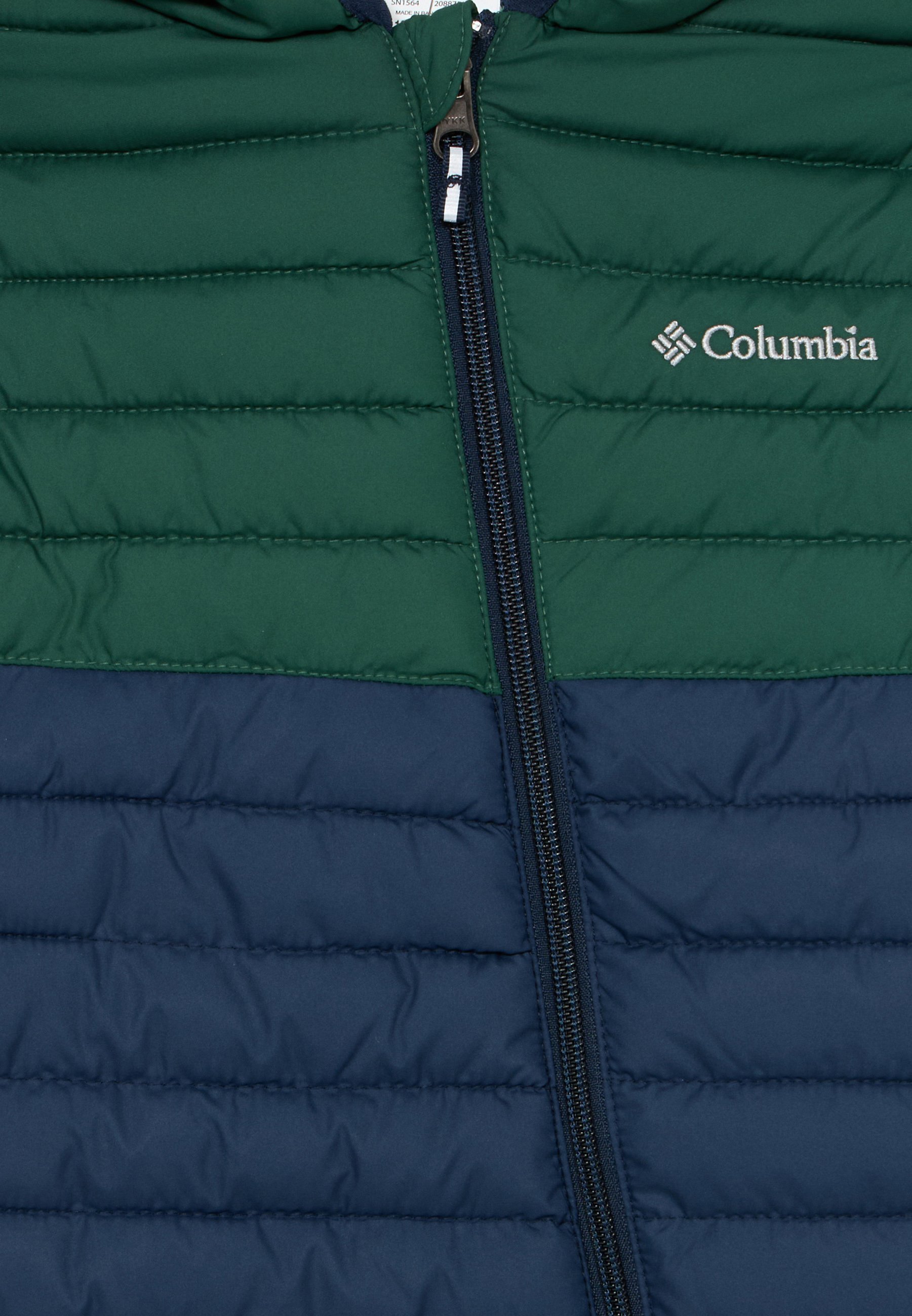 Columbia POWDER LITE II REVERSIBLE - Skipak - marineblauw/regenwoud/bergblauw