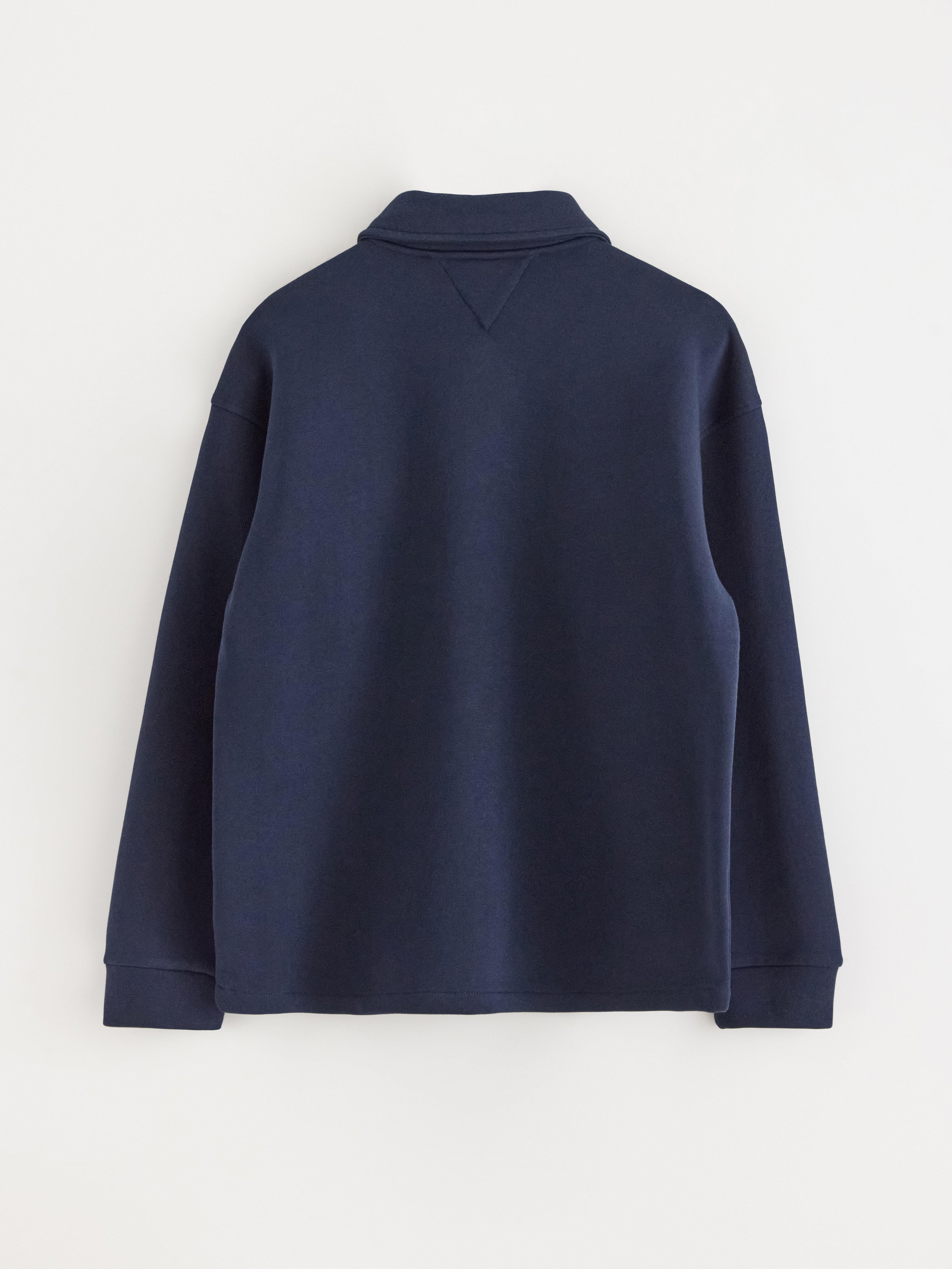 Overshirt i trikå Dark Navy