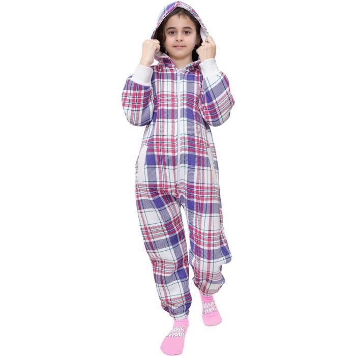 Fleece onesie loungewear voor meisjes - A2 Z 4 KIDS - Paars - Unisex