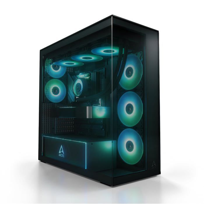 Boîtier PC - ARCTIC - Xtender - Verre trempé - 5 ventilateurs A-RGB - Noir