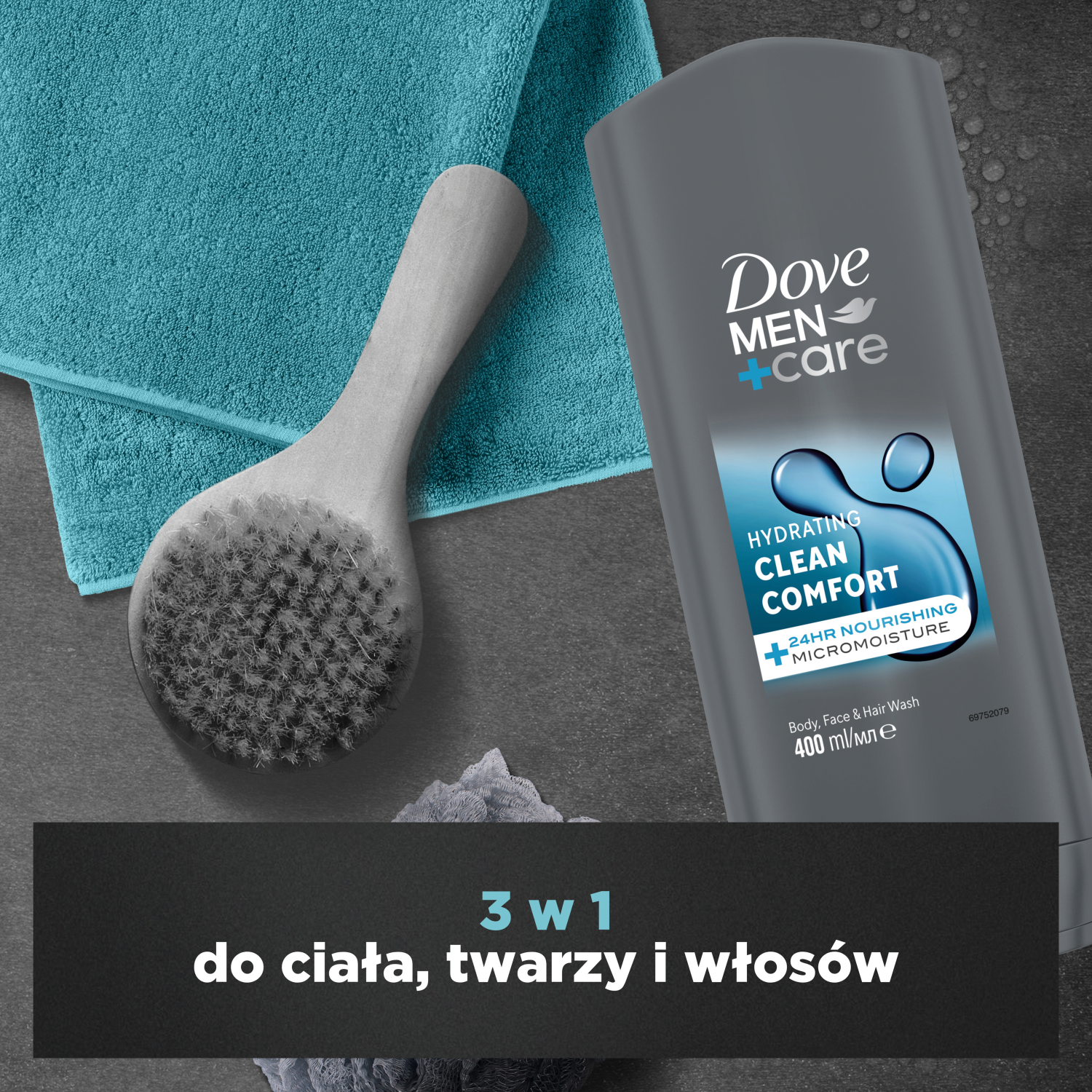 Dove Men Duschgel 400ml Plus Care Clean Comfort