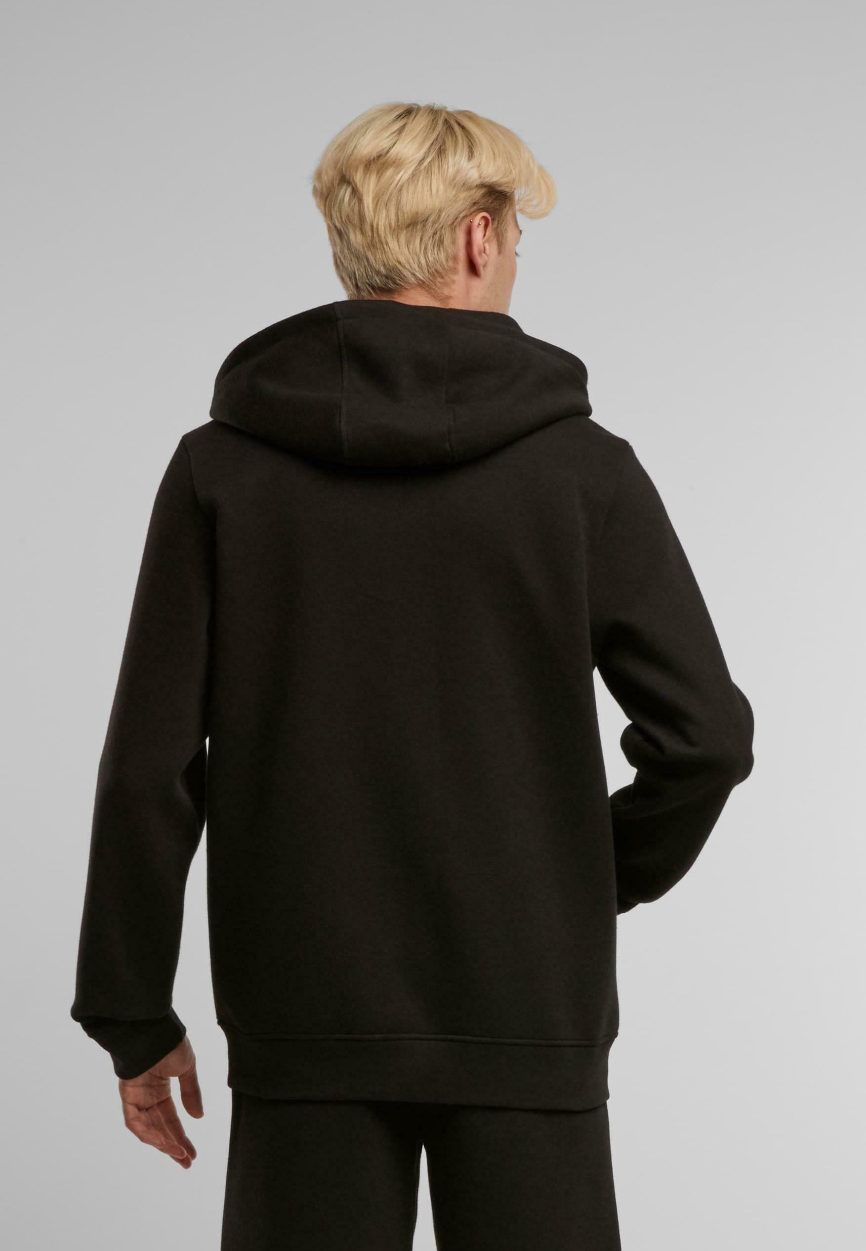 Felpa con cappuccio Urban Classics - Felpa con zip - nera