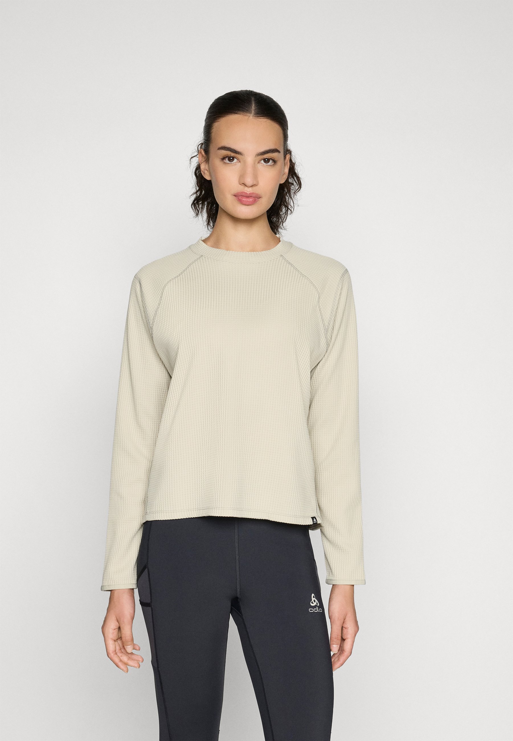ODLO MID LAYER CUBIC - Maglia a maniche lunghe - grigio agata