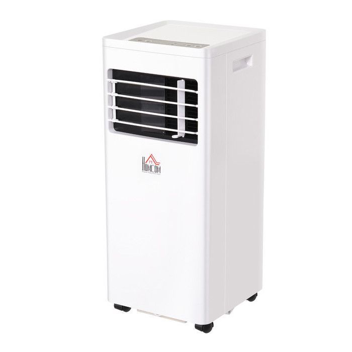 Climatiseur mobile 3-en-1 – 7 000 BTU, avec minuterie 24h, télécommande et fonction déshumidification, pour pièce de 10-15 m²