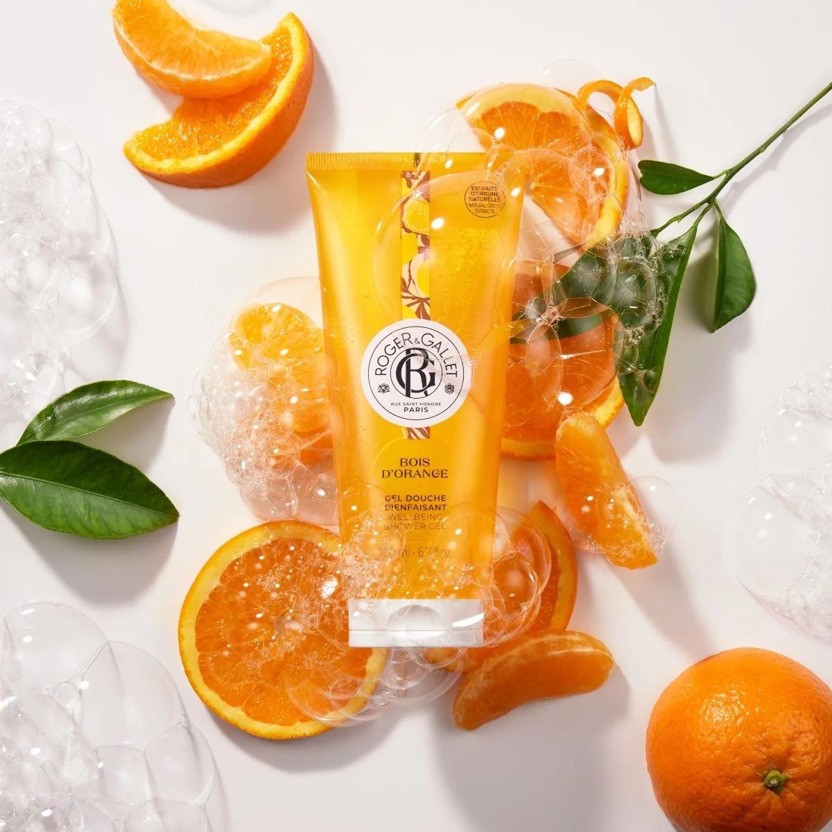ROGER & GALLET R&G Bois d'Orange Gel Douche 200 ml Gel nettoyant parfumé