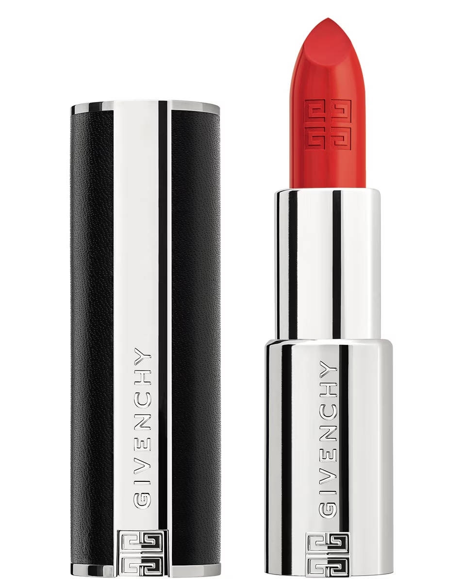 GIVENCHY COSMETICS LE ROUGE INTERDIT INTENSE SILK ŠILKINIS APDAILOS APDAILOS EFEKTAS IR ŠVIESI SPALVA