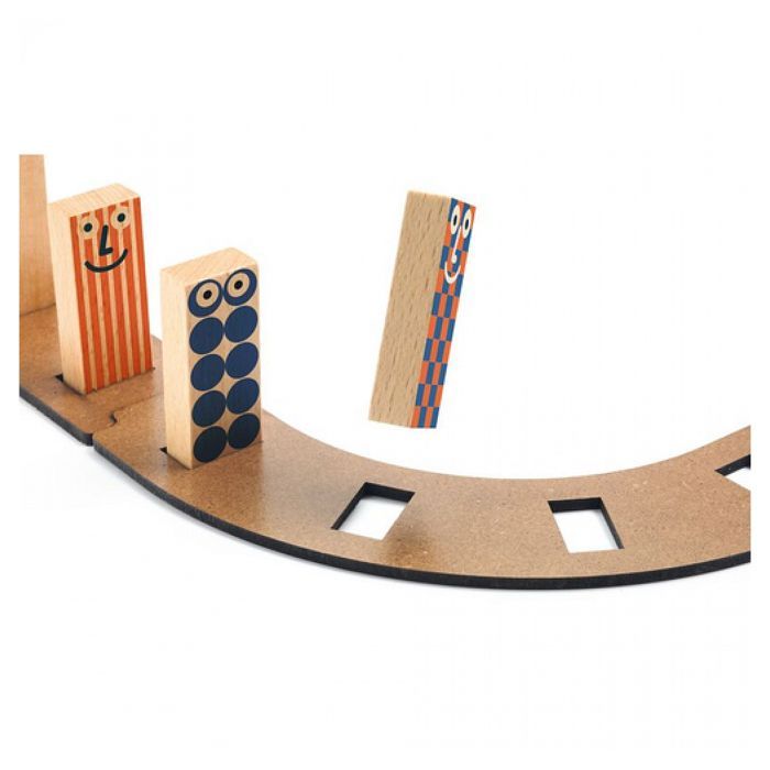 Bouwset - DJECO - Zig & Go Junior: Racer - Unisex - Meerkleurig - Hout