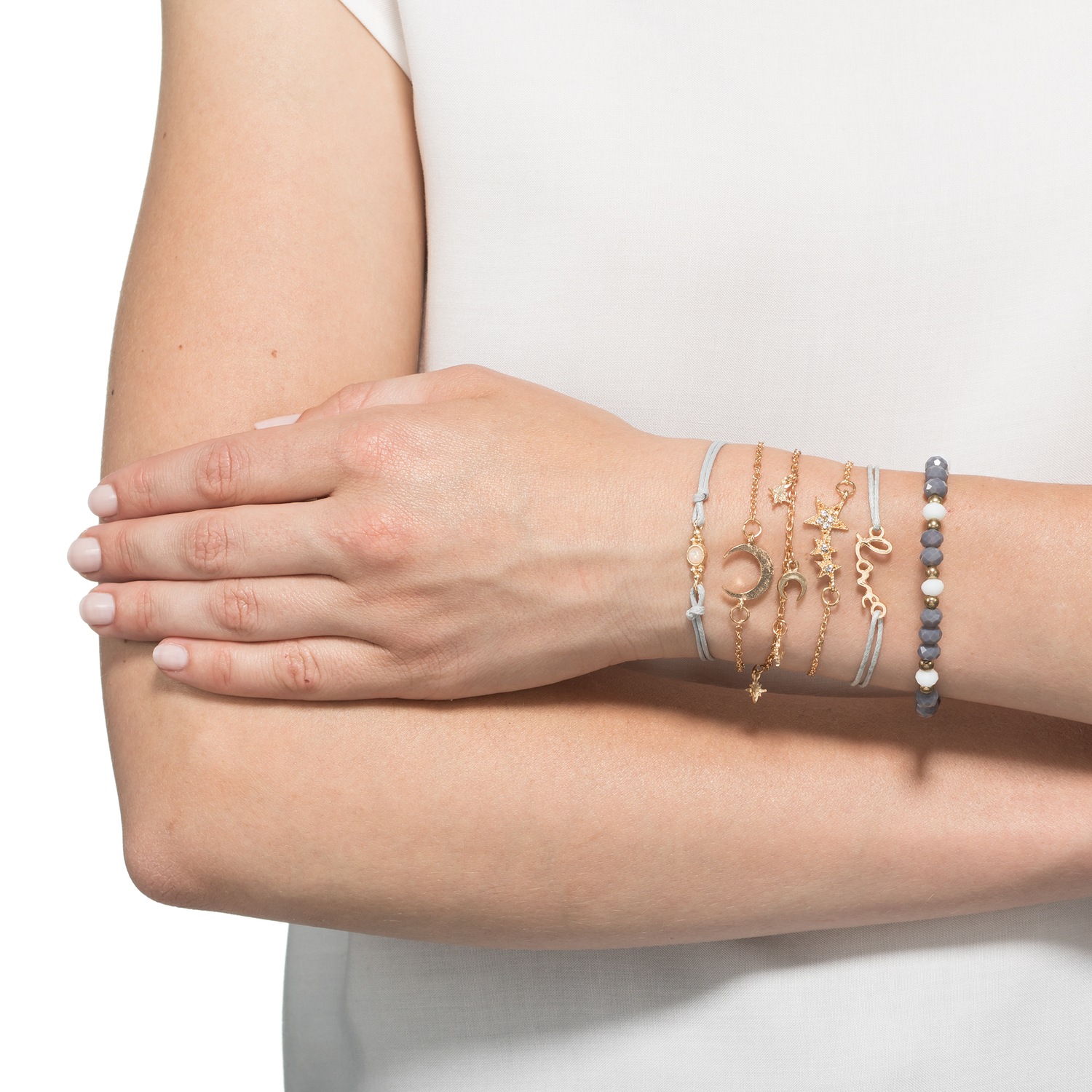 Heideman Bracelet Multi couleur or