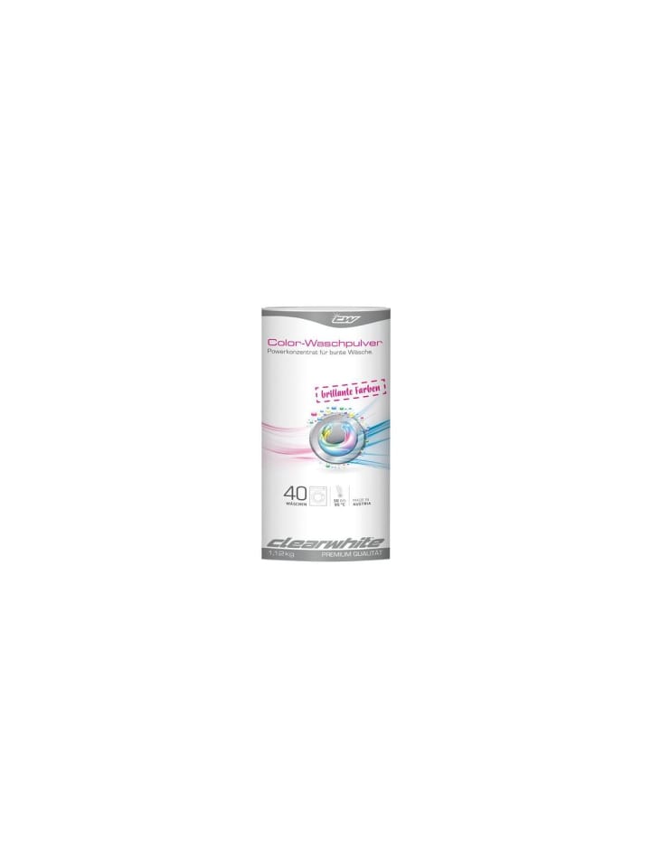 Clearwhite Colorwaschpulver Runddose 40 WL in Weiß günstig kaufen 1 Stück