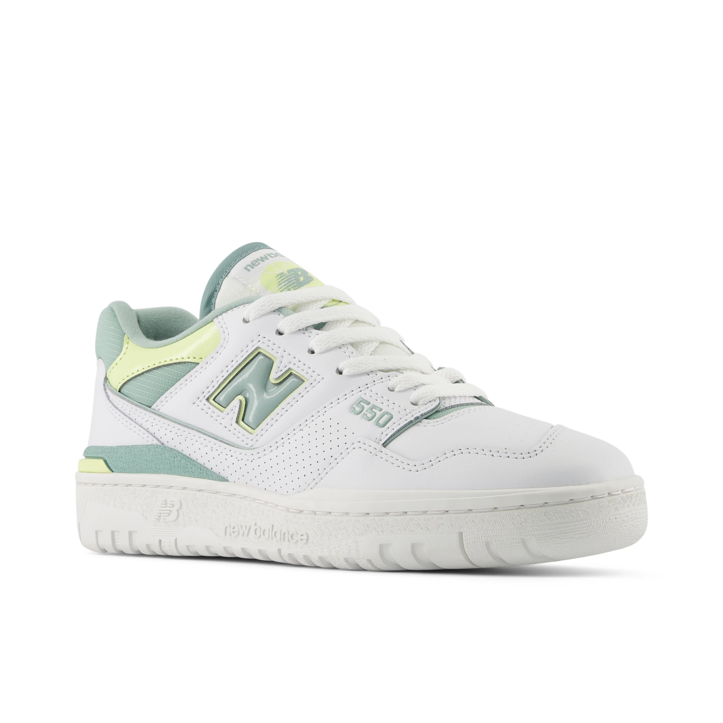 550 White con Salt Marsh e Limelight