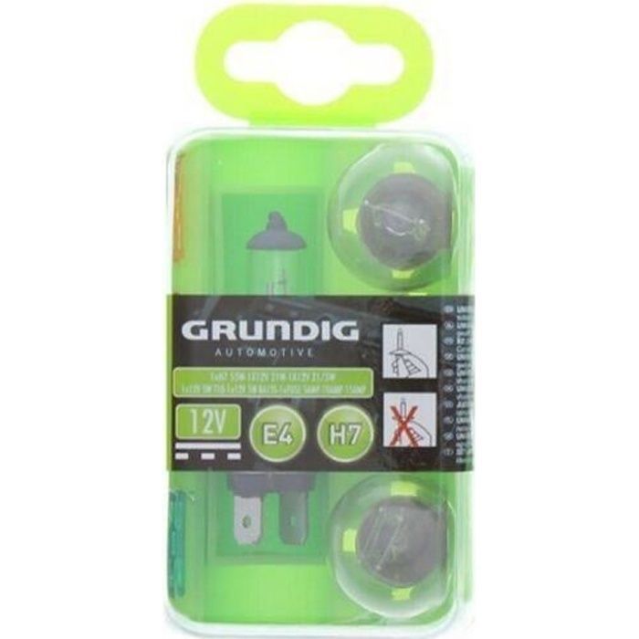 Jogo de 8 lâmpadas automotivas H7 da Grundig - Novo e completo