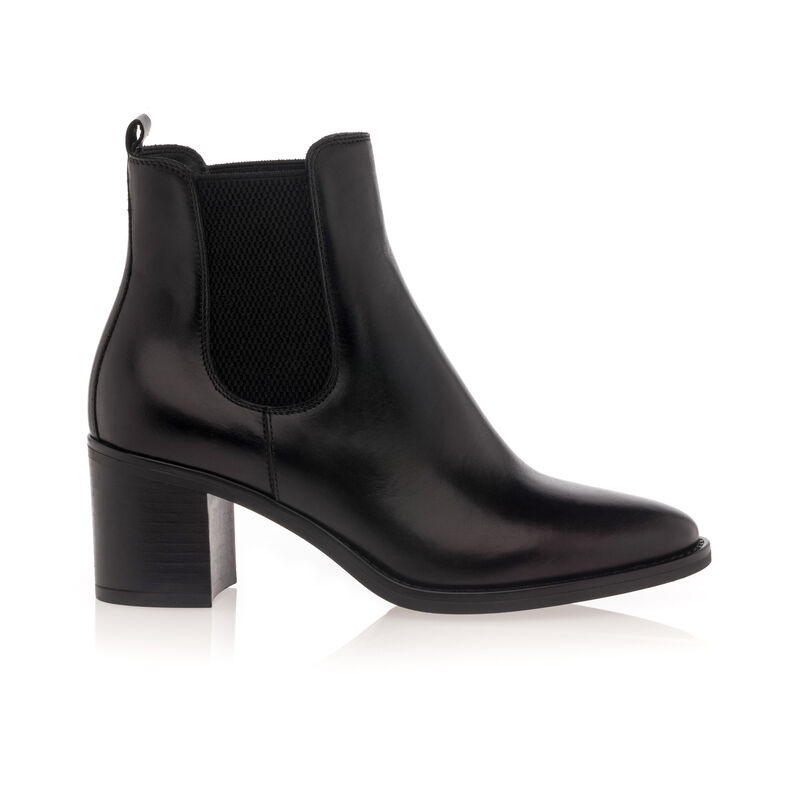 Schwarze Damenstiefel / Stiefeletten